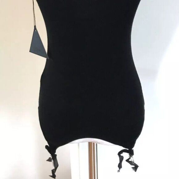 Lip Service Widow Rare Punk Goth Cyber Industrial Garter Tank Top XL - Picture 8 of 8